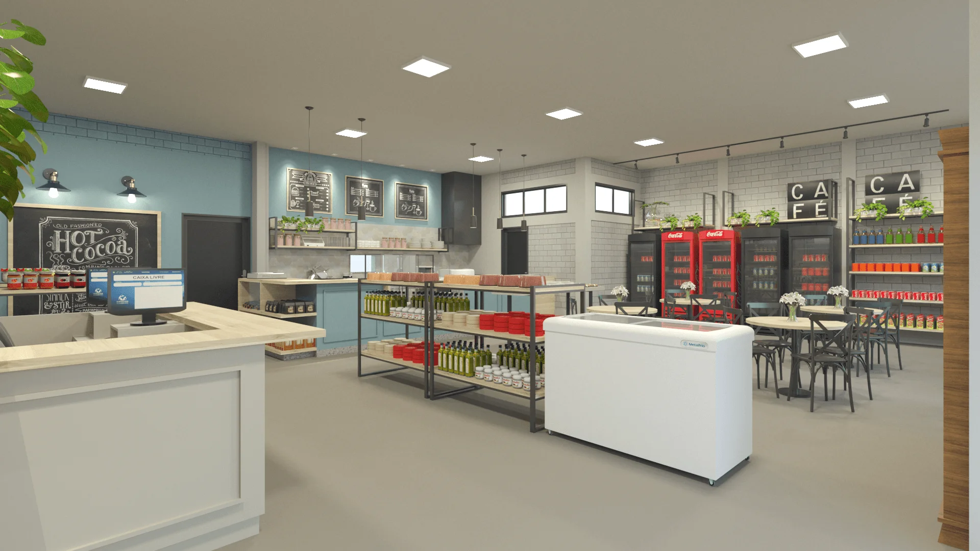 Projeto comercial Marina Bassi Arquitetura